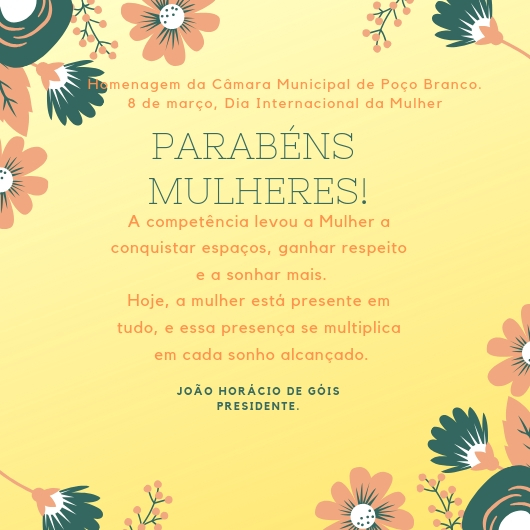 SESSÃƒO SOLENE (DIA INTERNACIONAL DA MULHER!)
